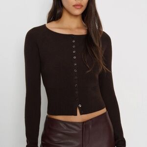 Reformation Meadow Regenerative Merino Cardigan - Size Small NWT